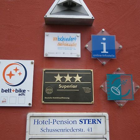 Hotel Pension Stern Bad Buchau Bagian luar foto